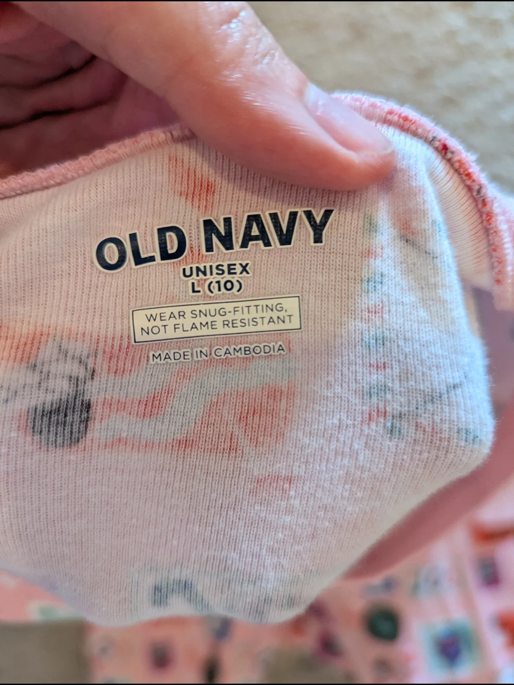 Girls Old Navy Christmas Pajamas Set Size Large